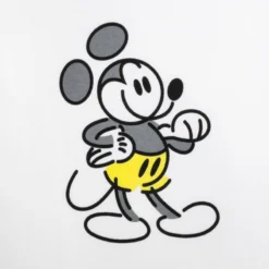 White Mickey Mouse Genuine Mousewear T-Shirt For Women -Disney 2325051570017M 1