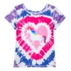 Rainbow Unicorn Fashion T-Shirt For Girls, Inside Out, Sensory Friendly -Disney 2328046850150M