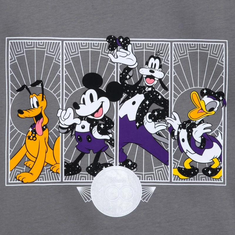 Mickey And Friends Disney100 Platinum Celebration T-Shirt For Kids 5 Mickey And Friends Disney100 Platinum Celebration T-Shirt For Kids - Image 3