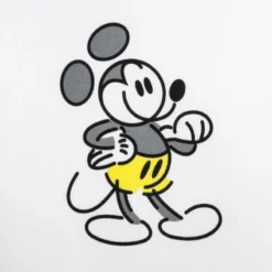 White Mickey Mouse Genuine Mousewear T-Shirt For Men -Disney 2403051570025M 1