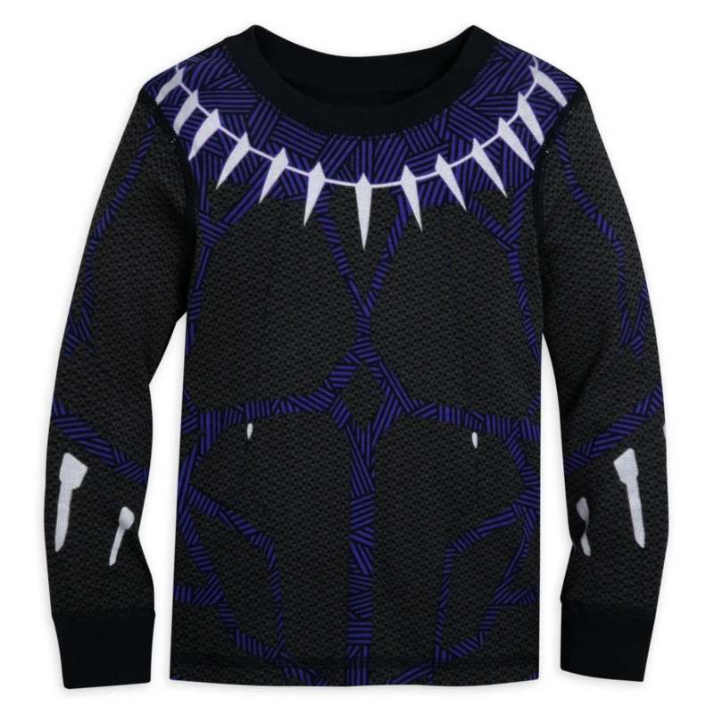 Black Panther Costume PJ PALS For Kids 4 Black Panther Costume PJ PALS For Kids - Image 2