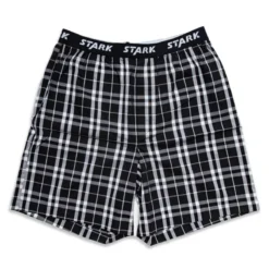 Stark Industries Sleep Shorts For Adults, Marvel's Iron Man