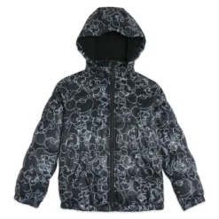Mickey Mouse Hooded Puff Jacket For Kids