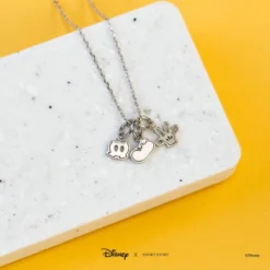 Disney Necklace Mickey Shorts Shoe Glove, Silver -Disney 348658001248 1