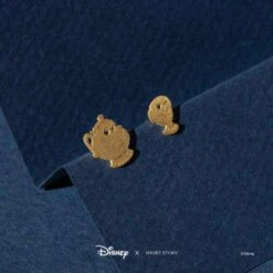 Disney Earrings Mrs Potts And Chip, Gold -Disney 348658009961 1