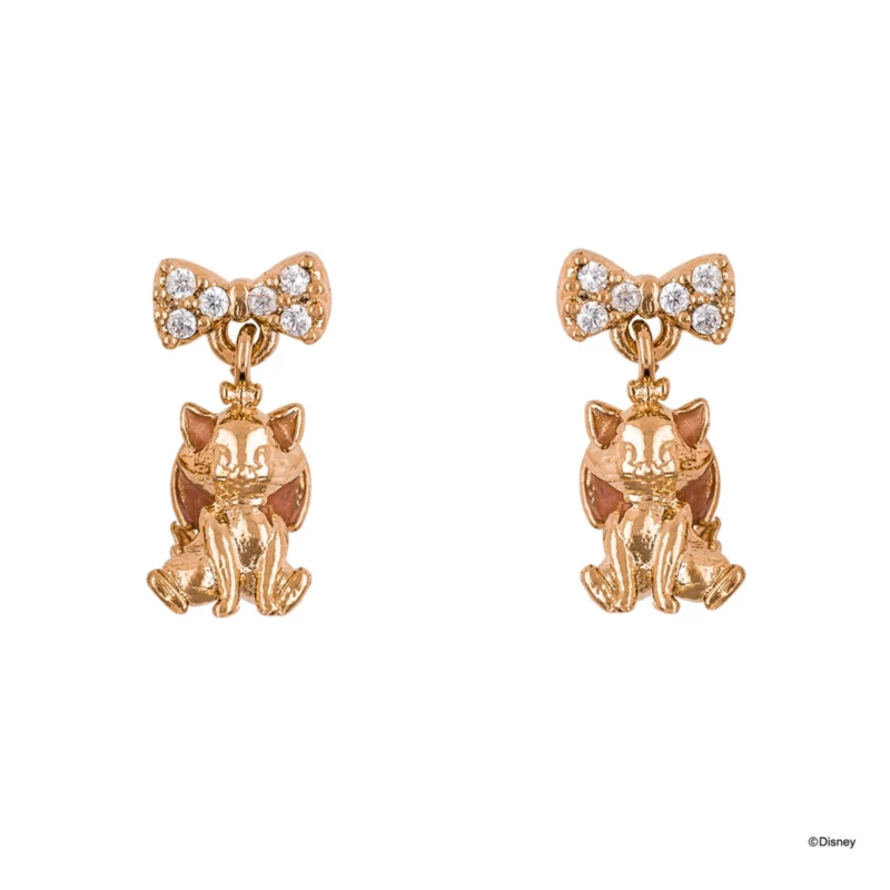 Disney Drop Earring Diamante Marie, Rose Gold 6 Disney Drop Earring Diamante Marie, Rose Gold - Image 4