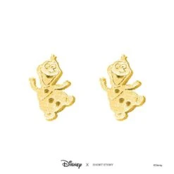Disney Earrings Frozen Olaf, Gold -Disney 348658020188 3