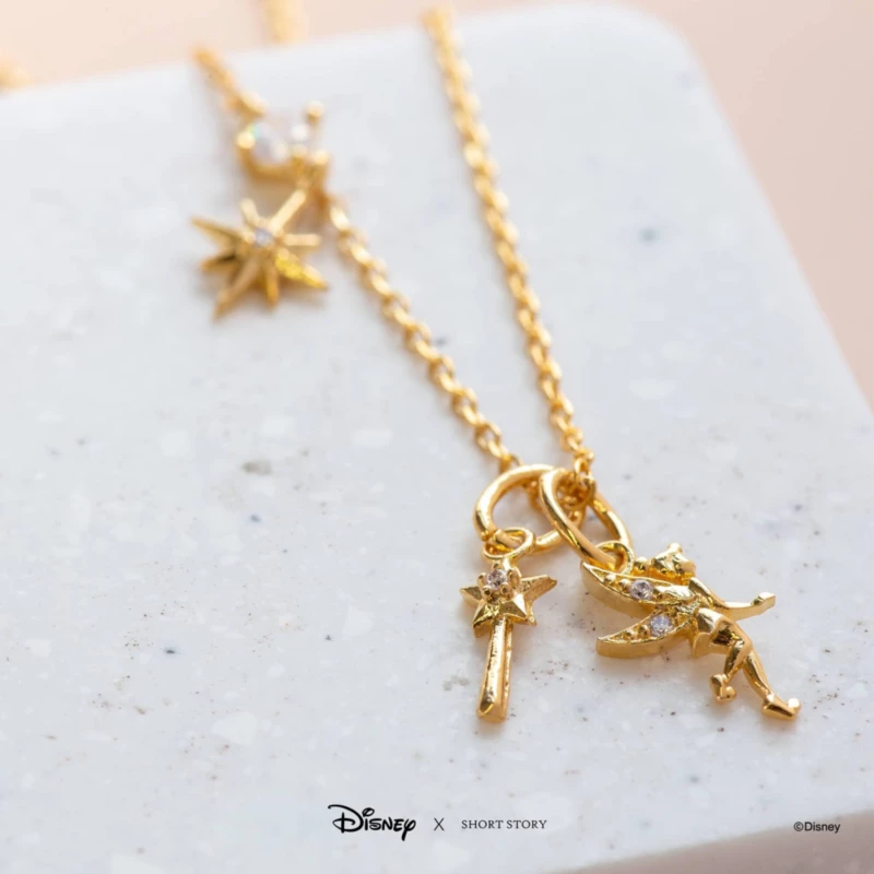 Disney Necklace Tinker Bell, Gold 4 Disney Necklace Tinker Bell, Gold - Image 2