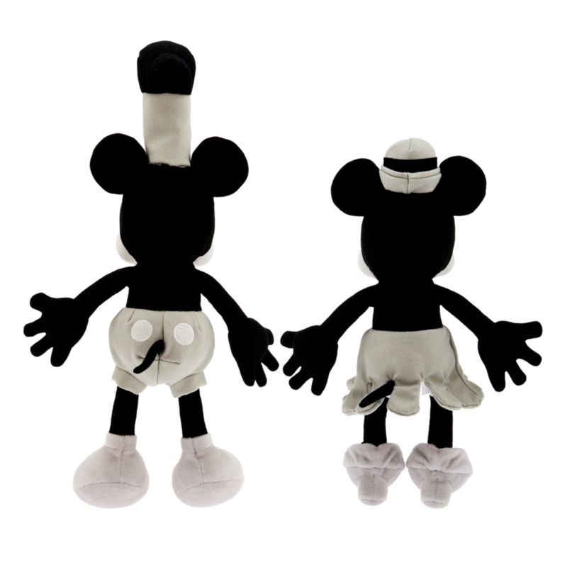Mickey And Minnie Mouse Steamboat Willie Plush Set - Disney100 5 Mickey And Minnie Mouse Steamboat Willie Plush Set - Disney100 - Image 3