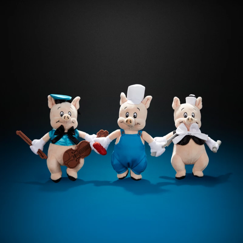 The Three Little Pigs Plush Set - Disney100 4 The Three Little Pigs Plush Set - Disney100 - Image 2