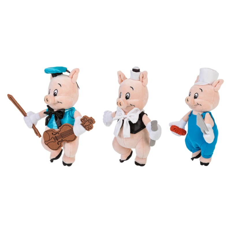 The Three Little Pigs Plush Set - Disney100 3 The Three Little Pigs Plush Set - Disney100