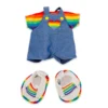 NuiMOs Small Plush Rainbow T-Shirt With Overalls And Trainers -Disney 412342577230