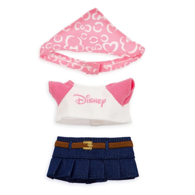 Disney NuiMOs Outfit, Denim Skirt With Disney Logo T-Shirt And Pink Bandana 3 Disney NuiMOs Outfit, Denim Skirt With Disney Logo T-Shirt And Pink Bandana