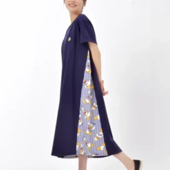 Donald Duck Birthday 2023 Short Sleeve Blue Dress For Women -Disney 423254160489 1