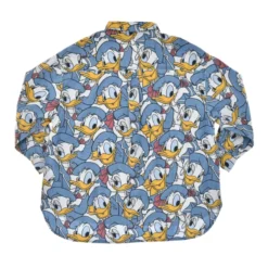 Donald & Daisy Duck Long Sleeve Denim Shirt For Adults -Disney 424033355607 1