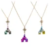 Best Friend Trio Castle Necklace -Disney 427273375909