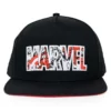 Marvel Logo Flat Brim Cap For Adults -Disney 427503161807