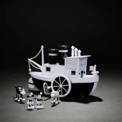 Mickey And Minnie Mouse Steamboat Willie Musical Boat - Disney100 -Disney 461023943369 1