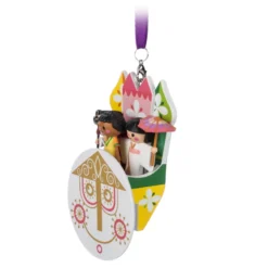 “it's A Small World'' Clock Face Sketchbook Ornament -Disney 465063949633 3