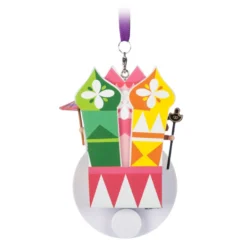 “it's A Small World'' Clock Face Sketchbook Ornament -Disney 465063949633 4