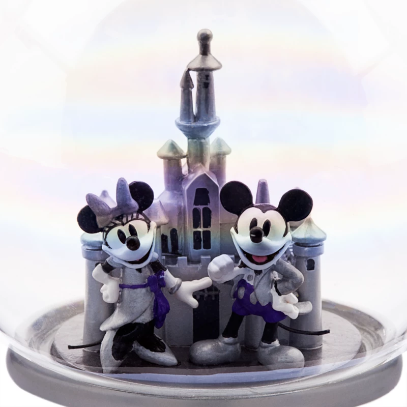 Mickey And Minnie Mouse Glass Sketchbook Ornament, Disneyland - Disney100 5 Mickey And Minnie Mouse Glass Sketchbook Ornament, Disneyland - Disney100 - Image 3