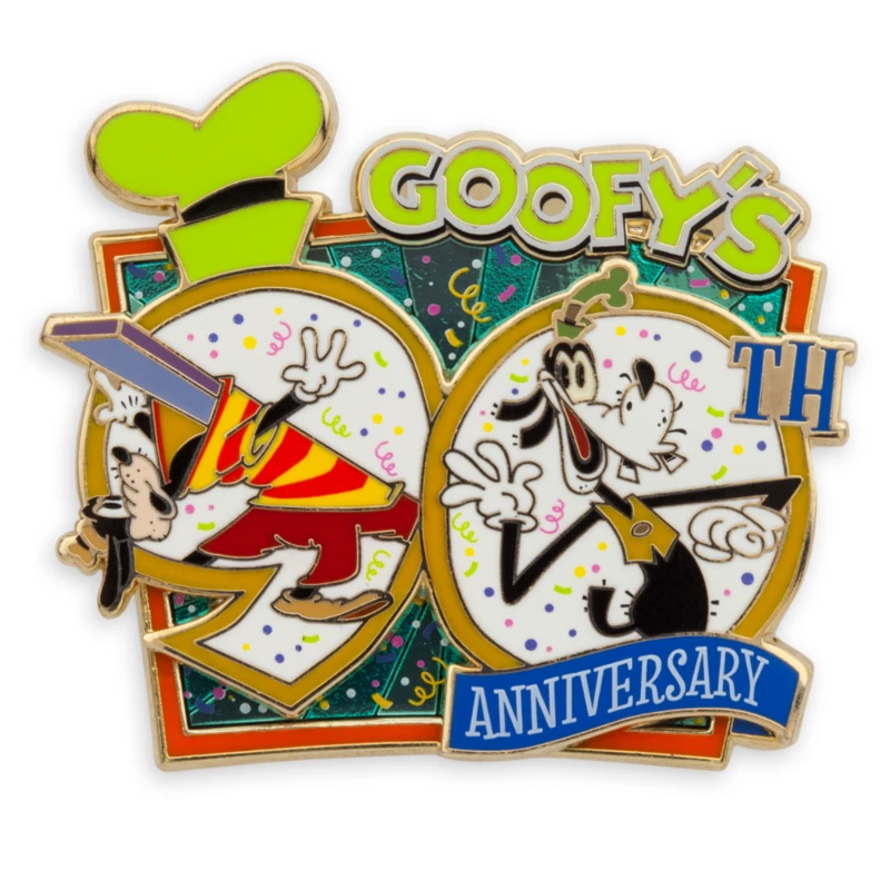 Goofy 90th Anniversary Pin 3 Goofy 90th Anniversary Pin