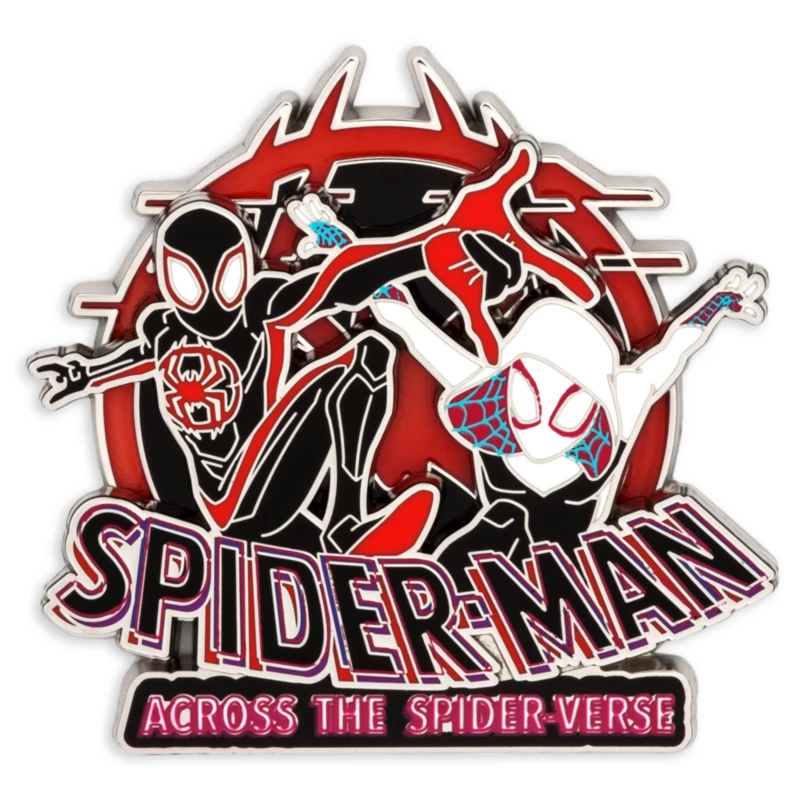 Miles Morales And Ghost-Spider Limited Release Pin, Spider-Man: Across The Spider-Verse 3 Miles Morales And Ghost-Spider Limited Release Pin, Spider-Man: Across The Spider-Verse