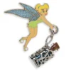 Tinker Bell Pin With Glitter Vial Dangler, Peter Pan -Disney 466043455694