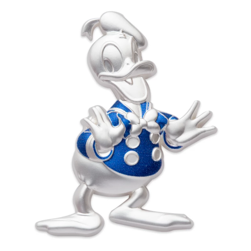 Donald Duck Platinum Celebration Pin - Disney100 3 Donald Duck Platinum Celebration Pin - Disney100