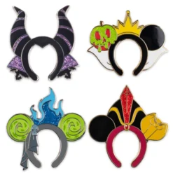 Disney Villains 4- Pin Set Limited Release