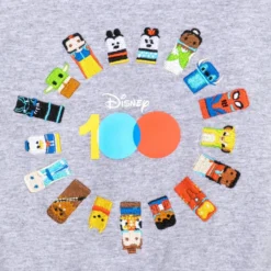 Disney100 Unified Characters Fashion T-Shirt For Girls -Disney 5007049220199M 1