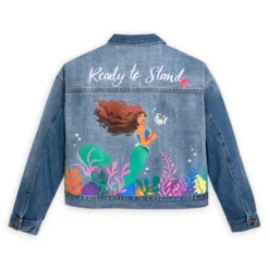 Disney Store The Little Mermaid Denim Jacket For Women, Live Action Film -Disney 5103052750150M 1
