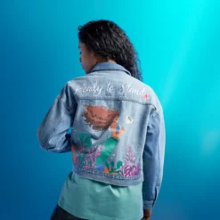 Disney Store The Little Mermaid Denim Jacket For Women, Live Action Film -Disney 5103052750150M 2