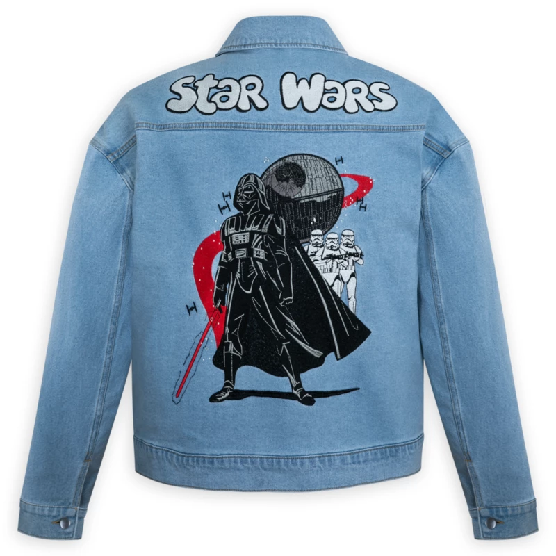 Darth Vader And Stormtroopers Star Wars Meets The '90s Denim Jacket For Adults 4 Darth Vader And Stormtroopers Star Wars Meets The '90s Denim Jacket For Adults - Image 2