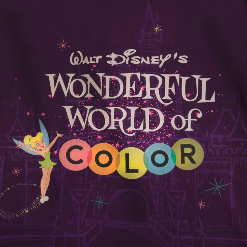 Tinkerbell, Walt Disney's Wonderful World Of Color T-Shirt For Adults - Disney100 4 Tinkerbell, Walt Disney's Wonderful World Of Color T-Shirt For Adults - Disney100 - Image 2