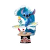 Stitch Surf Summer Series Figurine, Beast Kingdom 2 Stitch Surf Summer Series Figurine, Beast Kingdom -Disney 710495550671