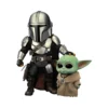 The Mandalorian & The Child Duo Pack Figurine, Beast Kingdom 1 The Mandalorian & The Child Duo Pack Figurine, Beast Kingdom -Disney 711061145772