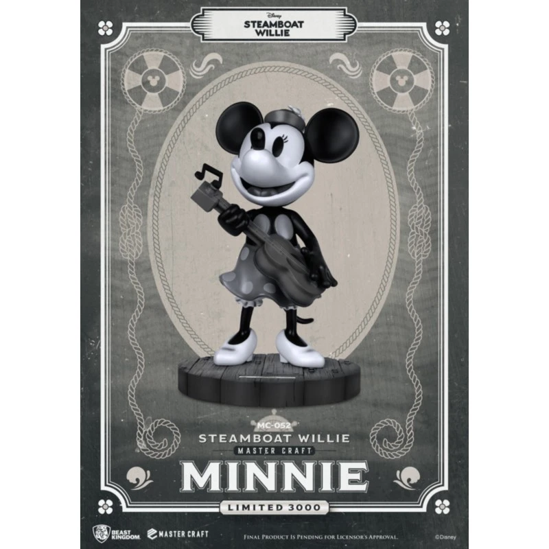 Steamboat Willie Master Craft Minnie Figurine, Beast Kingdom 3 Steamboat Willie Master Craft Minnie Figurine, Beast Kingdom - Image 2