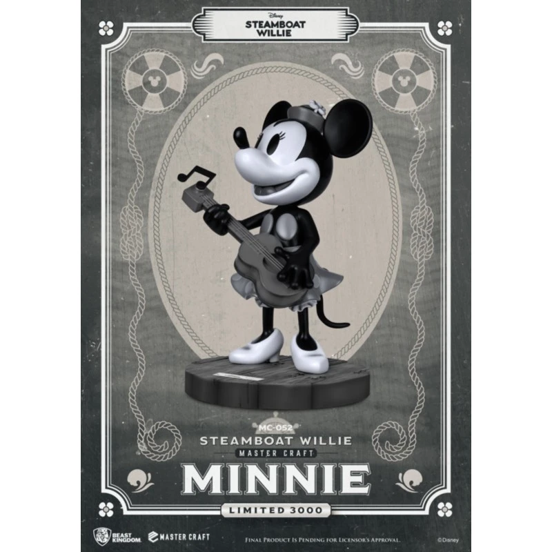 Steamboat Willie Master Craft Minnie Figurine, Beast Kingdom 4 Steamboat Willie Master Craft Minnie Figurine, Beast Kingdom - Image 3