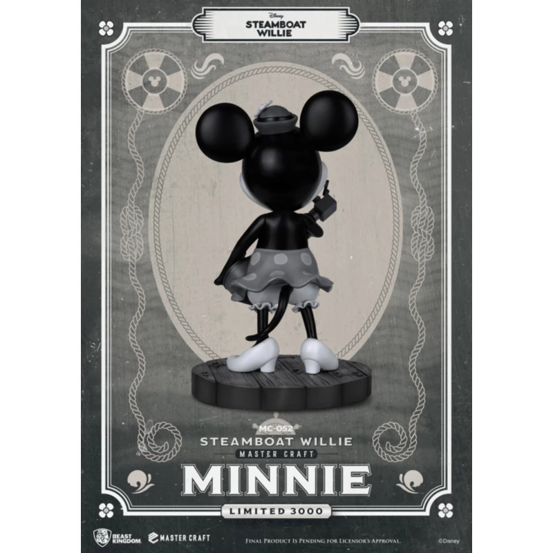 Steamboat Willie Master Craft Minnie Figurine, Beast Kingdom 6 Steamboat Willie Master Craft Minnie Figurine, Beast Kingdom - Image 5